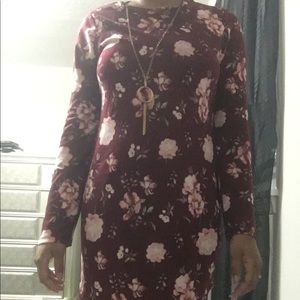 Fancy cozy sweater dress